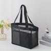 Large Capacity Nylon Mesh Handbag - Portable Shoulder Beach Shopping Bag