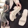 High-heel Platform Slippers for Women, New Style, Single Strap Shoes, Thick Heel Shoes