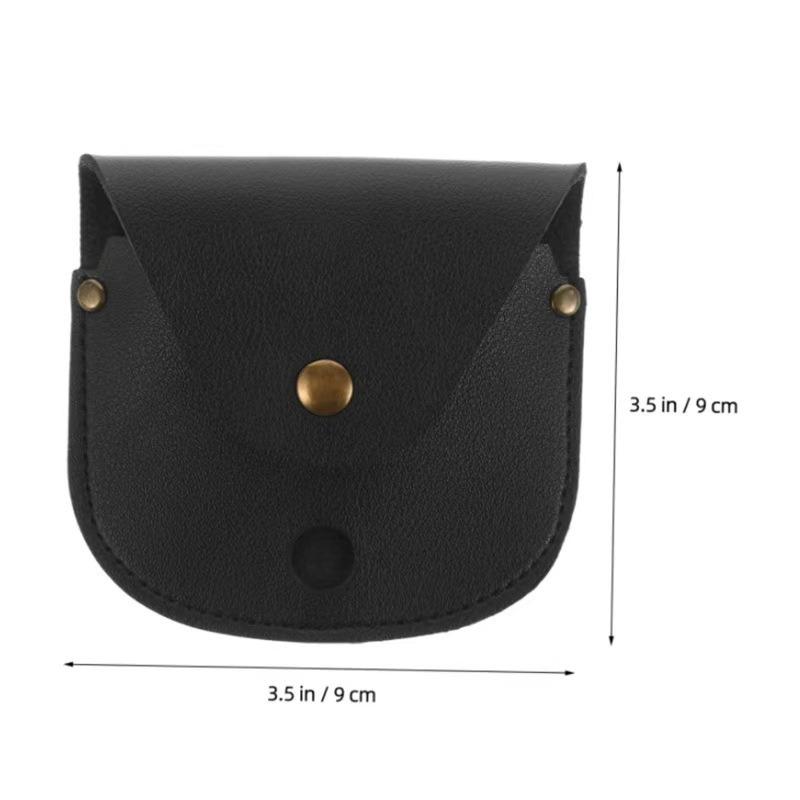 Retro Compass Storage Bag Multifunctional Pocket Watch Protective Leather Case Outdoor Survival Tool Leather Case