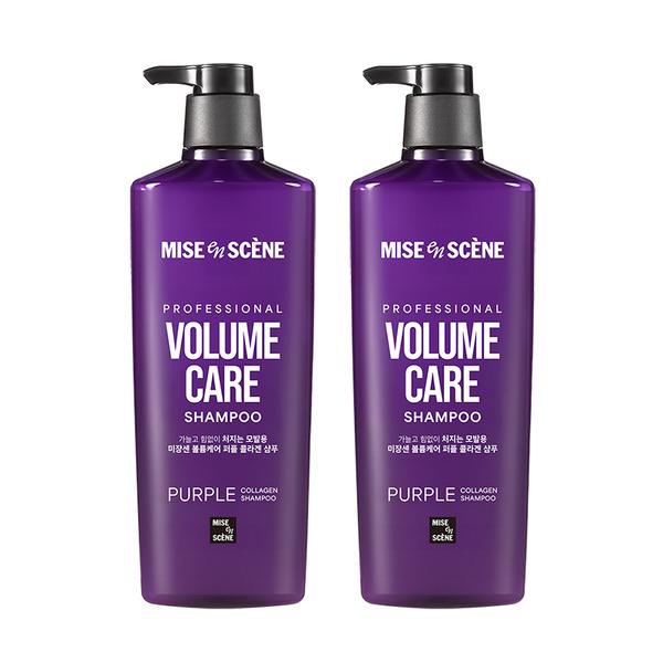 mise en scène Volume Care Purple Collagen Shampoo 680ML 2EA