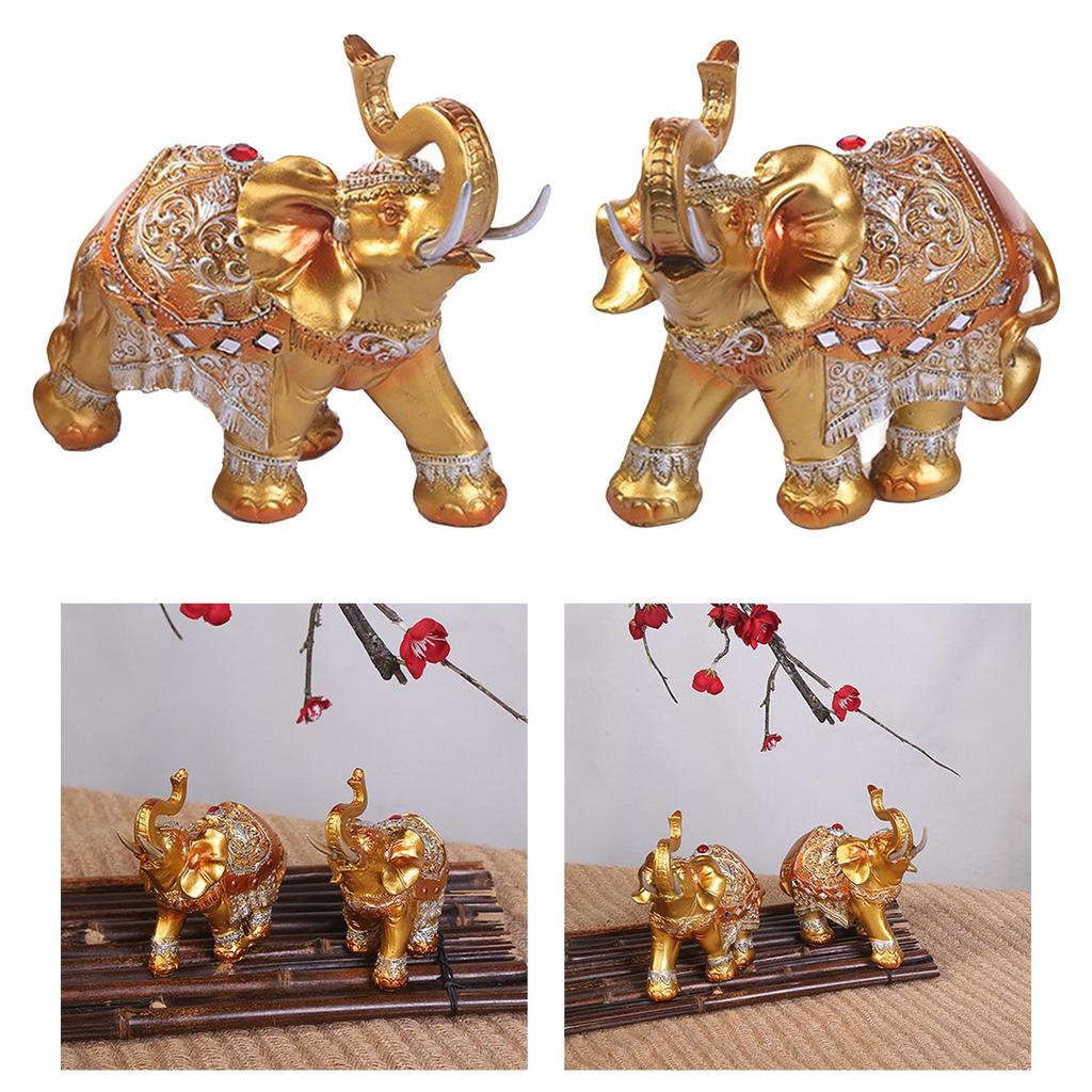 Golden Statue Home Decoration Collection Animal Sculpture for