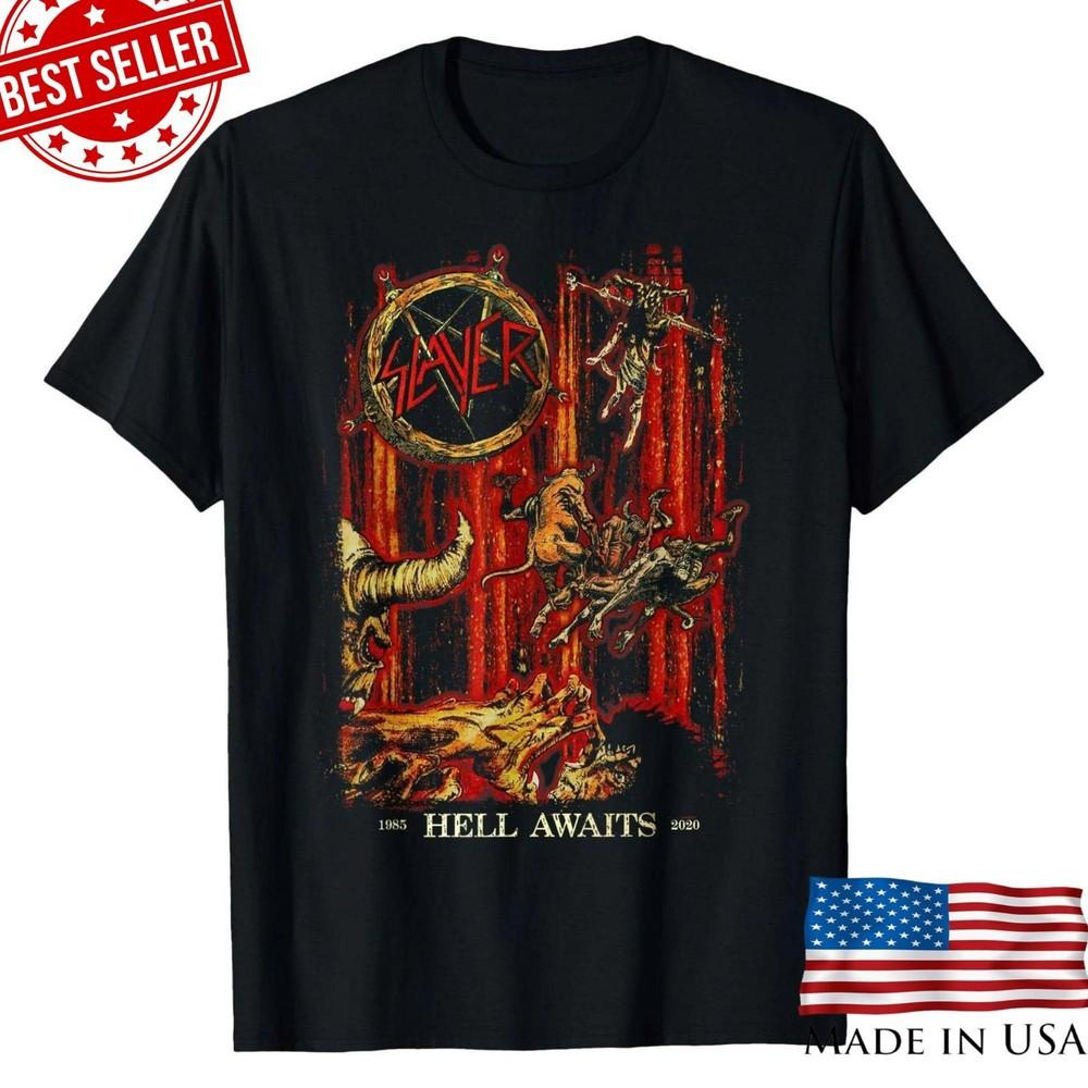 Slayer Rock Band T Shirt South of Heaven Vintage Style Heavy Metal Tee Unisex T-Shirt XXXL