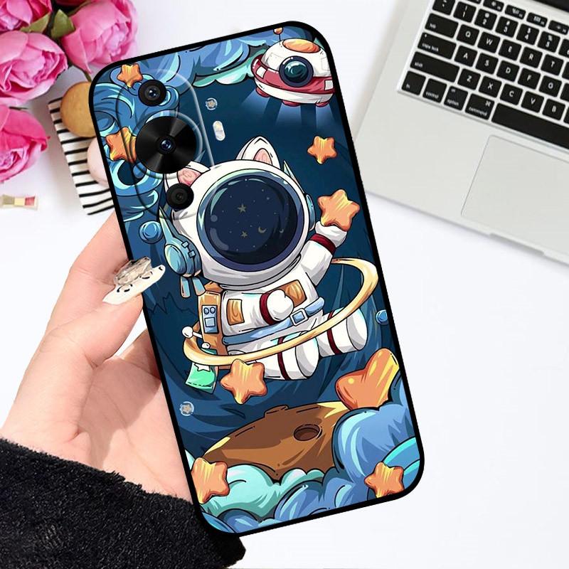 For Huawei Nova 12S Case Nova12S Cute Cartoon Cover Soft Silicone Phone Case For Huawei Nova 12S Bumper astronaut Painted Covers
