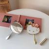 Sanrio High Beauty Hello Kitty 3D Folding Mirror Portable Handheld Makeup Mirror Kawaii Cartoon Anime Style Mirror Girl Gift