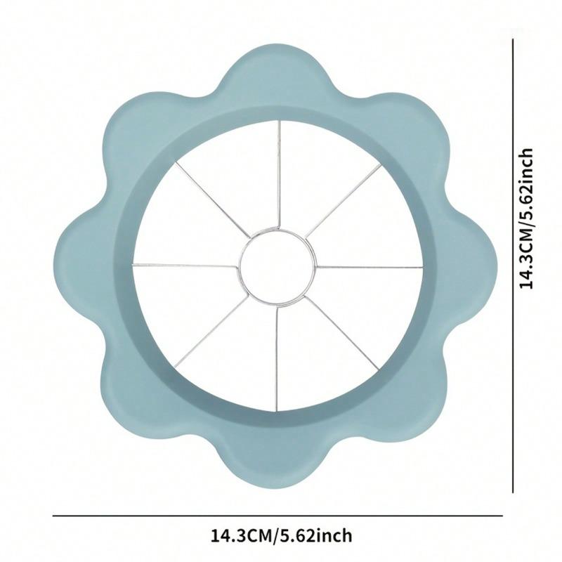1pc Stainless Steel Flower Shaped Apple Cutter, Multifunction Fruit Corer & Divider, Household Kitchen Fruit Cutting Tool