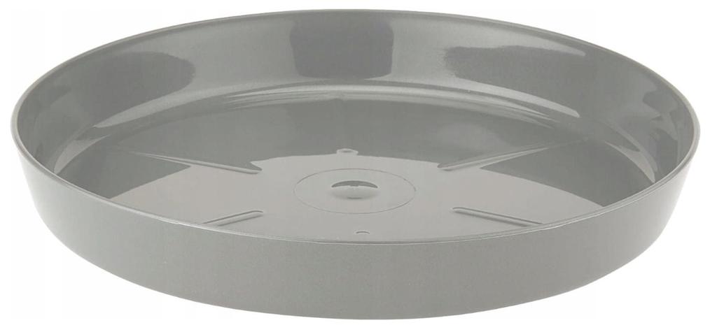 Gray Flowerpot Saucer 126 Cm Plastic