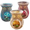 Mosaic Glass Essential Oil Burner Durable Fragrance Warmer Aroma Candle Holder  Christmas Gift