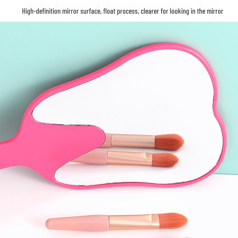 Large Handheld Tooth-Shaped Dental Mirror - High-Definition, Portable, Multi-Color