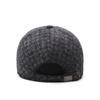 Autumn Winter Men's Middle-Aged and Elderly Warm Plaid Baseball Cap Ear Protection Old Man Peak Cap