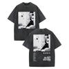 Vintage Washed Young Miko Do Not Disturb Album Graphic T Shirt Fashion Hip Hop Short Sleeve Tshirt Unisex Women Oversized Tshirts