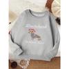European Sizes Refined Kid Fashion Sweatshirt, Comfortable Kids' Round Neck Sweater, Casual All-Match Trendy Individual Student Print Top