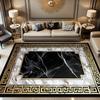 Black Gold Marble Carpet for Living Room Decorations Sofa Table Large Area Rugs Bedroom Home Luxury Floor Mat Anti-slip Doormat