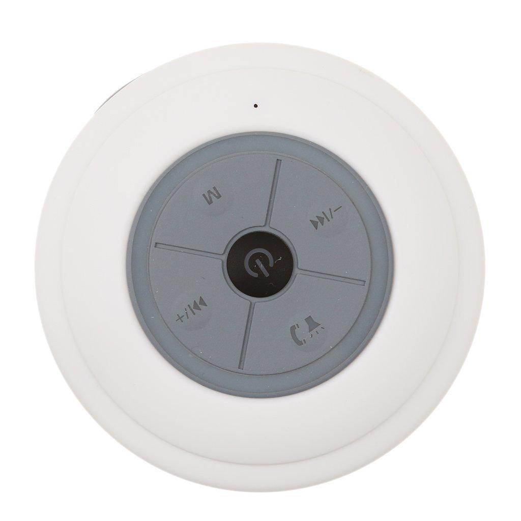Q9 Bluetooth LED Speaker: Waterproof, Suction Cup, Card Insert, Wireless Mini Speaker for Bathroom.