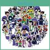 Vibrant 50pcs Teen Titans Go Sticker Set For Personalizing Luggage And Bikes