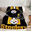 Pittsburgh Football Tragbare Decke/Weiche Decke Bettwäschedecke Geeignet für Reisen Camping Wohnzimmer Büros Sofas Fan-Geschenke