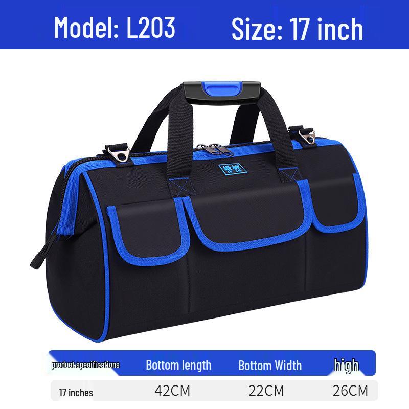 Green Forest Large Multi-functional Tool Bag – Oxford Cloth Electrician and Repair Storage Pouch