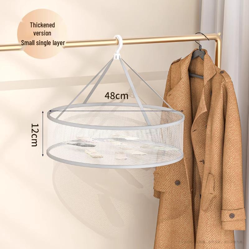 

Cashmere Sweater Drying Net Rack: Flat, Basket-Style Design for Gentle Drying