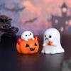 Halloween Kürbis Geist Figuren Zauberer Geist Landschaft Miniatur Für Halloween Zuhause Büro Schreibtisch Zimmer Dekorationen