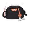 Wasserdichte Schale Nylon Crossbody Tasche Lässige Handytasche Umhängetasche Messenger Schultertasche Reise