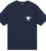 Stussy Laguna Beach LB Crown Tee T-Shirt Navy Size Extra Large XL Unisex T-Shirt