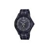 50M Waterproof Quartz Watch Stainless Steel Band Men Watches Black MTP-M100B-1A