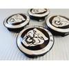 Jaguar Growler Alloy Wheel Centre Caps - Black