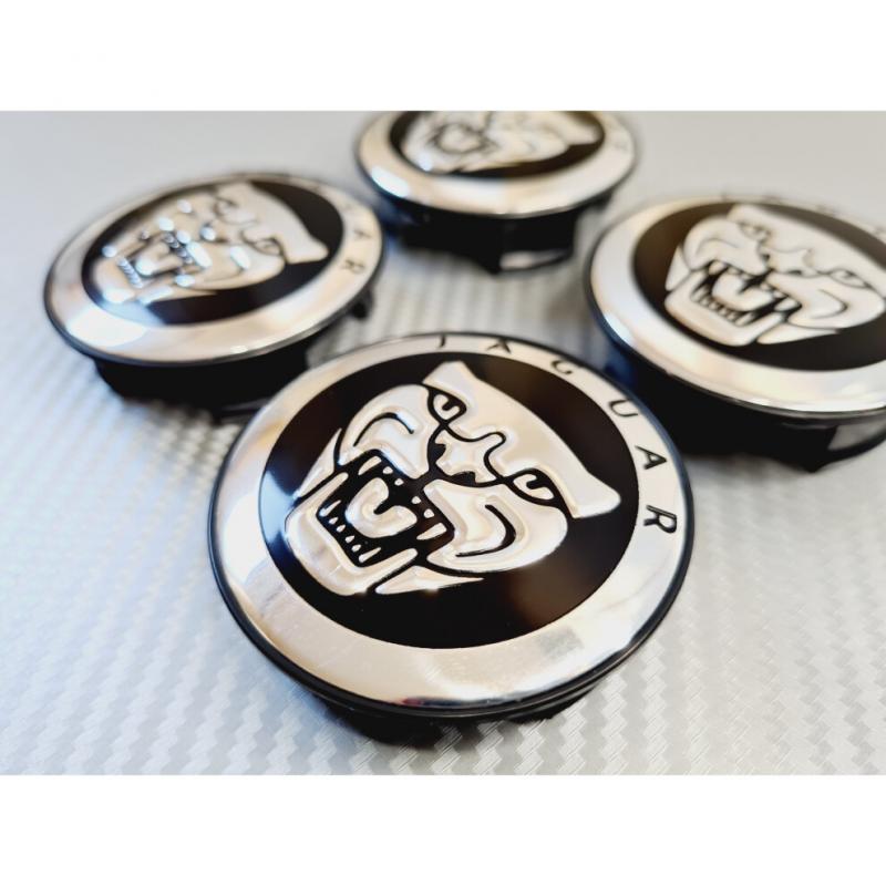 Capace centrale roți aliaj Jaguar Growler - Negru