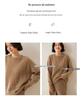 Women's 100% Pure Cashmere Cable Knit Loose Pullover Sweater - Autumn/Winter Luxury Fashion