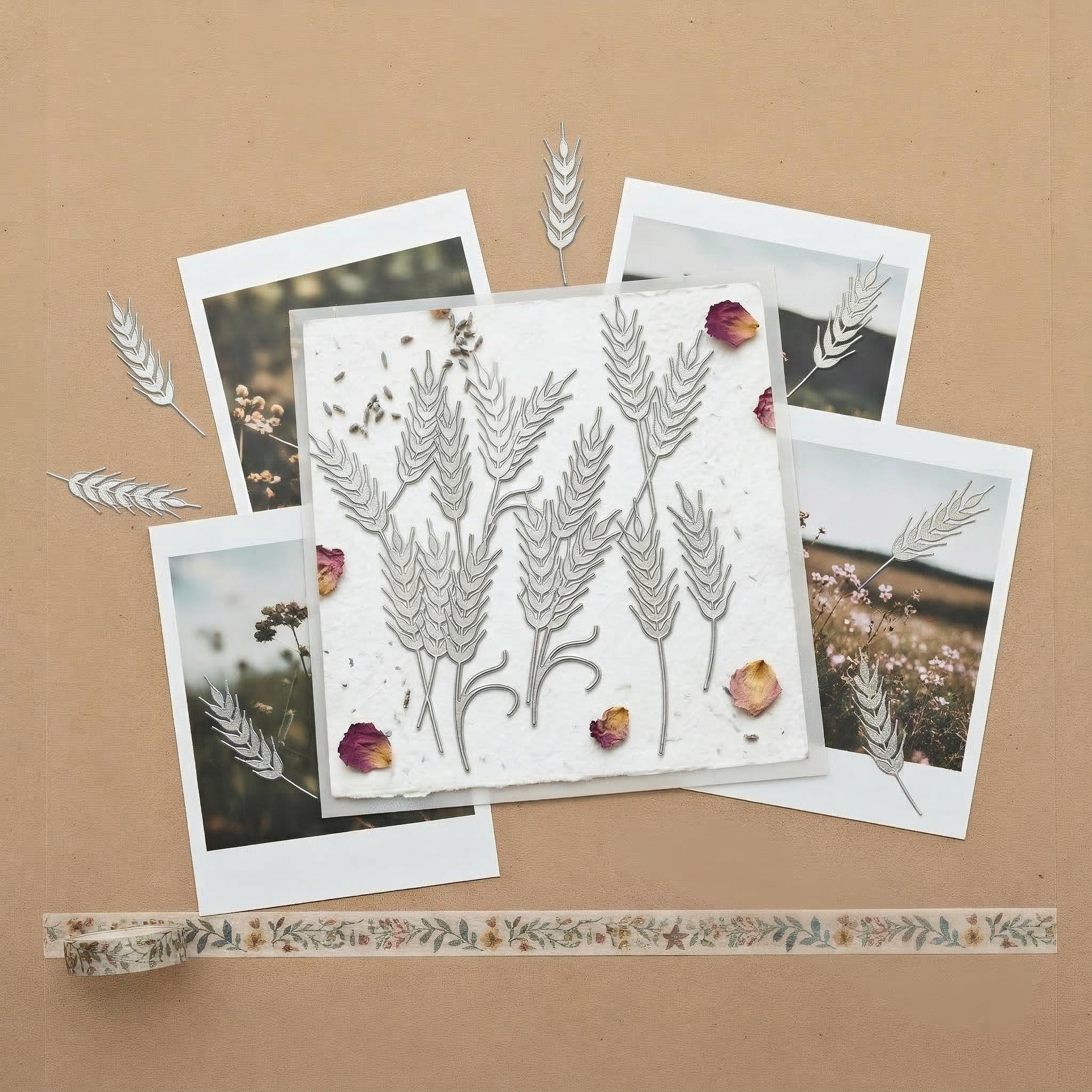 Wheat Metal Cutting Dies Stencils Scrapbooking Embossing DIY Crafts Paper Cards Album Decor Metal Dies Cut dies