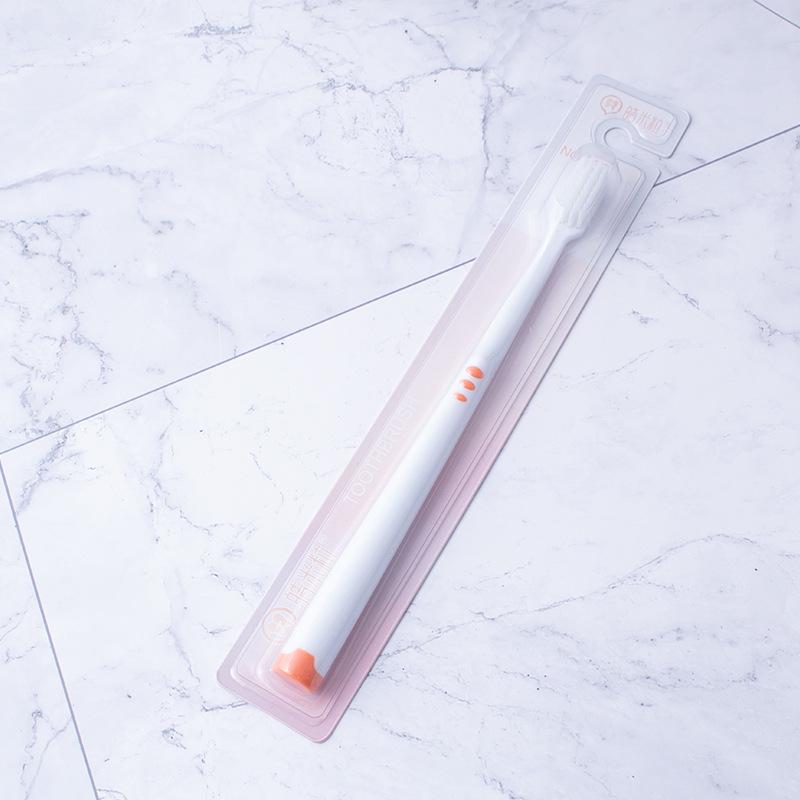 Premium Soft Bristle Toothbrush with Small Head & Non-Slip Handle, Individually Packaged for Daily Use