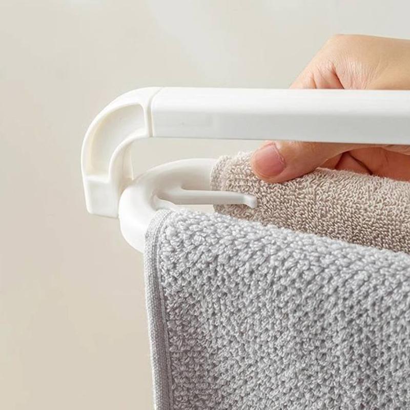 Non-Slip Rotating Folding Hanger Widening Thick Support Stretchable Clothes Drying Rack Space Saving Extensible