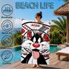 Taz-Mania Devil's Roar Beach Towel, Microfiber Beach Towel, Perfect For Pool, Beach, Travel, Home Decor Beach Party Fan Gifts