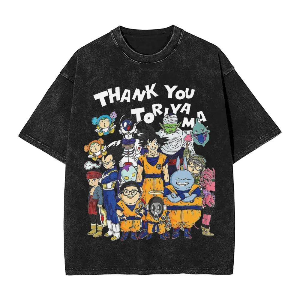 

Oversized Cosplay Costumes Dr.SLUMP 2026 Summer New Product Y2K Street Hip Hop Retro Men s Women Washed T-shirt L