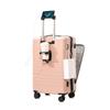 Yongsheng 20'' Front-Opening Suitcase with Universal Wheels, Password Lock & Large Capacity 24'' Zipper