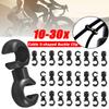 10/20/30pcs Universal S-Type Cable Clip Buckle Bicycle Brake Gear Cable Clips 360° Rotatable Hose Guide Clamp for Road Bike