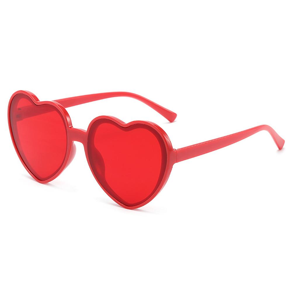 Retro Uv400 Protection Heart-Shaped Sunglasses Halloween Cosplay Party Glasses Summer Heart Sunglasses For Women