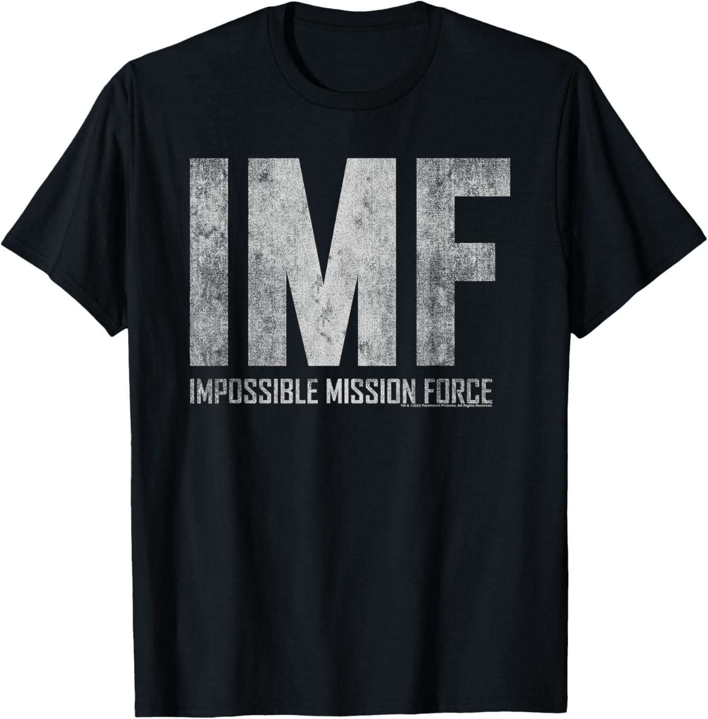 Mission: Impossible IMF Impossible Mission Force Logo Movie T-Shirt S