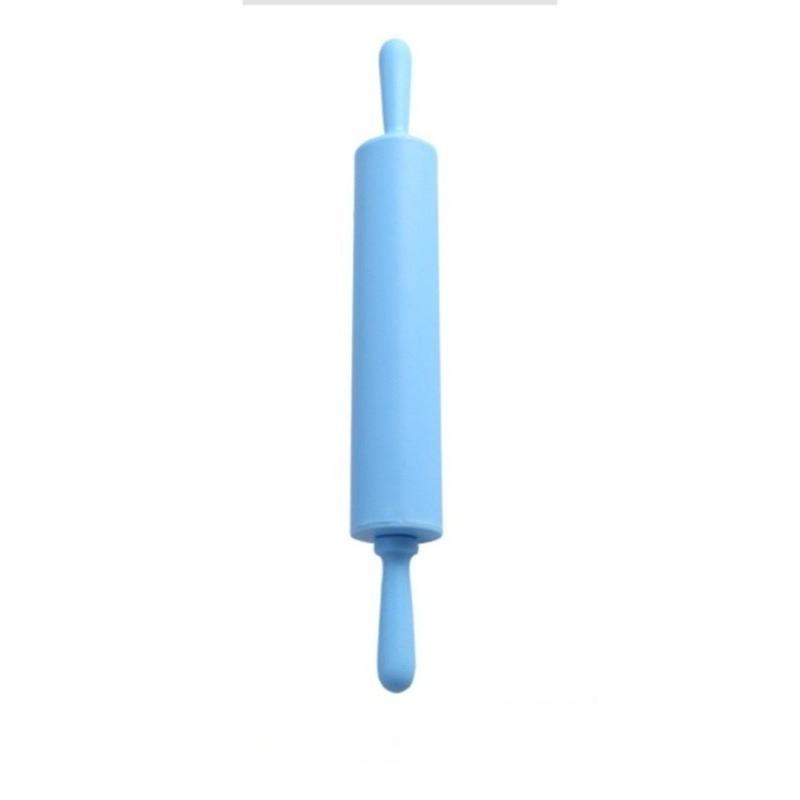 1PC Household Silicone Rolling Pins Plastic Handles Rolling Pins Baking & Pastry Tools Food Making Kitchen Tools