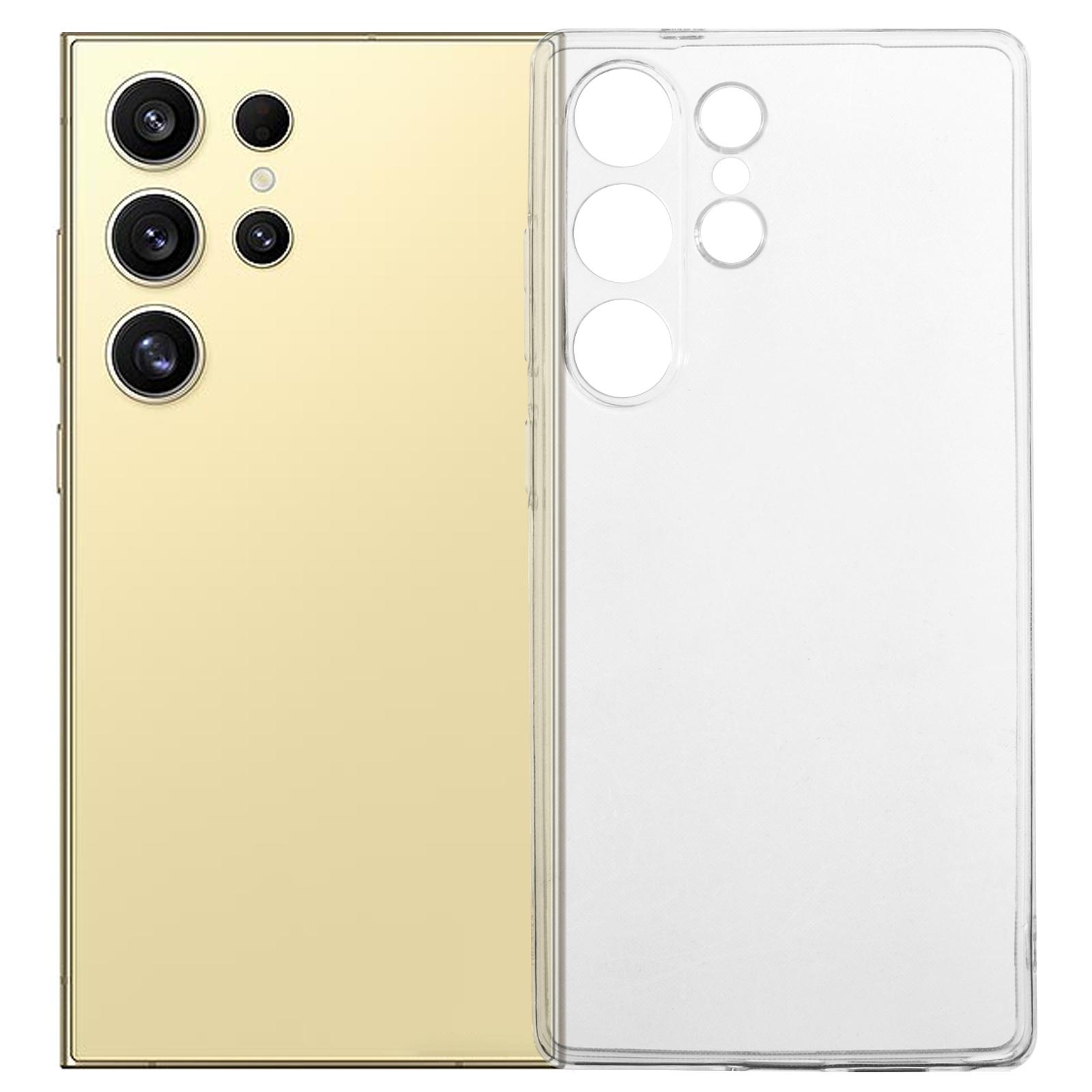 UNITHIN For Samsung Galaxy S24 Ultra Case Ultra Thin 0.7mm Clear TPU Anti Drop Phone Cover Precise Cutouts A