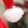 Yousheng Long Santa Hats for Adult Children Unisex Plush Christmas Hat with Fluffy White Fur Trim for Winter Christmas New Year Party