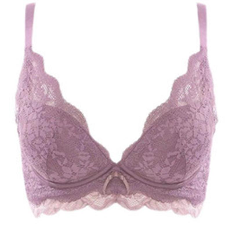 Girls' Lace Support Bra: Small Chest, Adjustable, Anti-Expansion, No Steel Ring, Thin Top, Thick Bottom