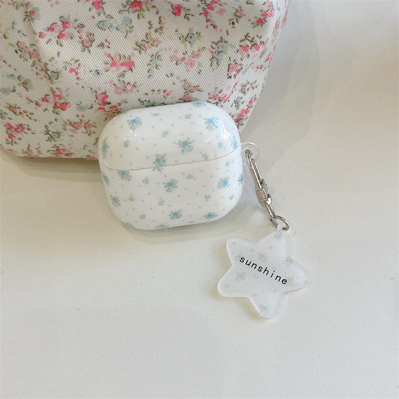 Small Fresh Floral Pendant AirpodsPro1 Earphone Case for Apple 1/1/1 Generation Wireless Bluetooth Protective Case