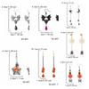 Bat Ghost Ear Studs Spider Pumpkin Dangle Earrings Fashion Halloween Earrings  Unisex