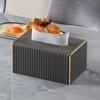 European Style Napkin Holder High Quality Paper Storage Container Streak Tissue Box  Dining Table