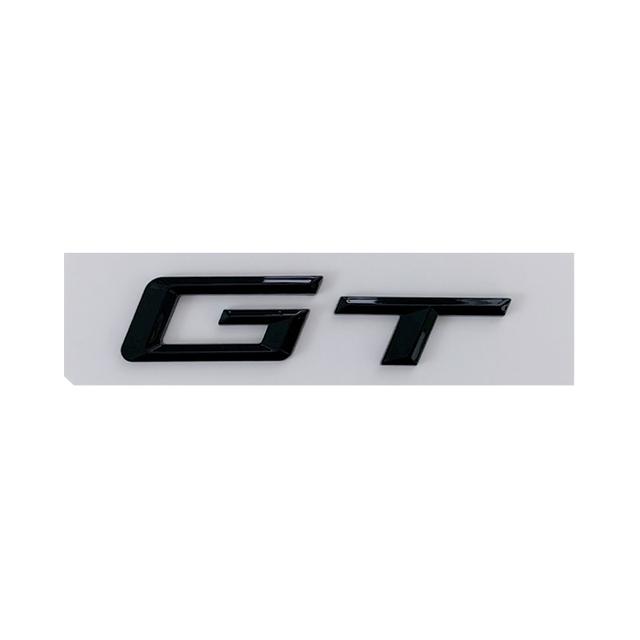 

3d ABS Chrome Black Logo GT Letters Car Trunk Emblem Badge Decal GT Sticker Accessories Before 2014