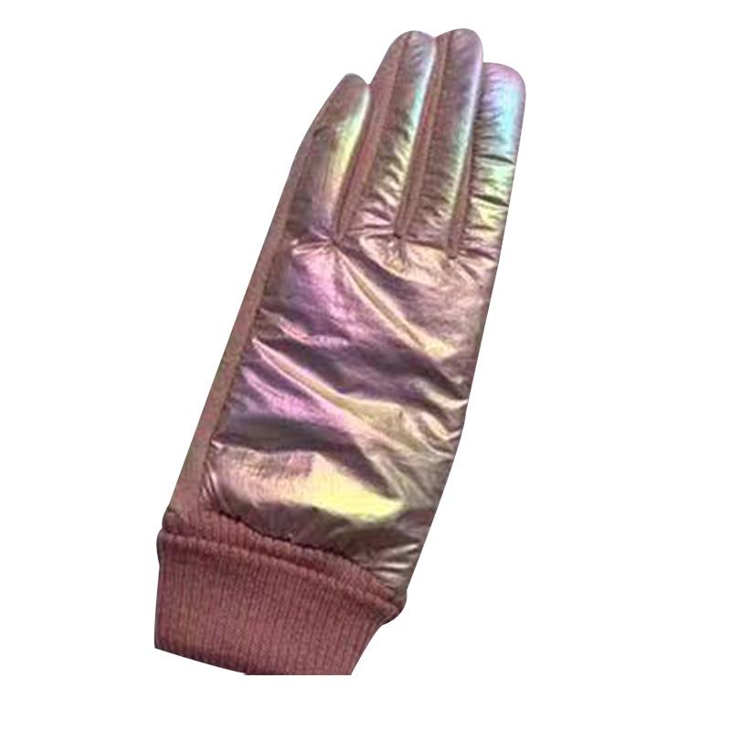 Fashion Versatile Clothing Gloves Down Cloth Warm Gloves Fashion Touch Screen Cold-Proof German Down Gloves Women