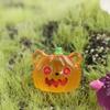 8pcs Micro Landscape Pumpkin Ghost Miniatures Luminous Little Statue  Garden Ornament
