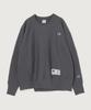 X Undercover Reverse Weave Crew Neck Sweatshirt Grayish Purple