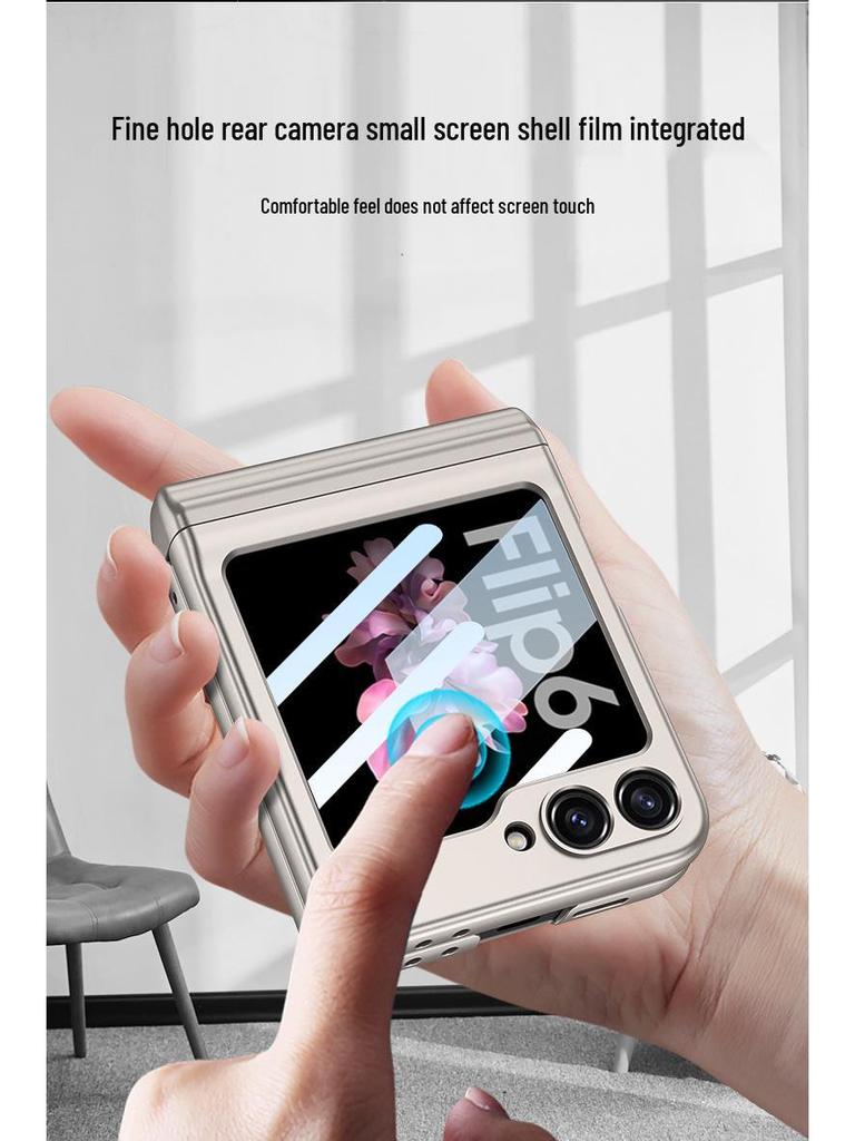 Samsung Z Flip6 Magnetic Pen Case: Stylish Holder with Foldable Screen Protection and Durable Hard Shell
