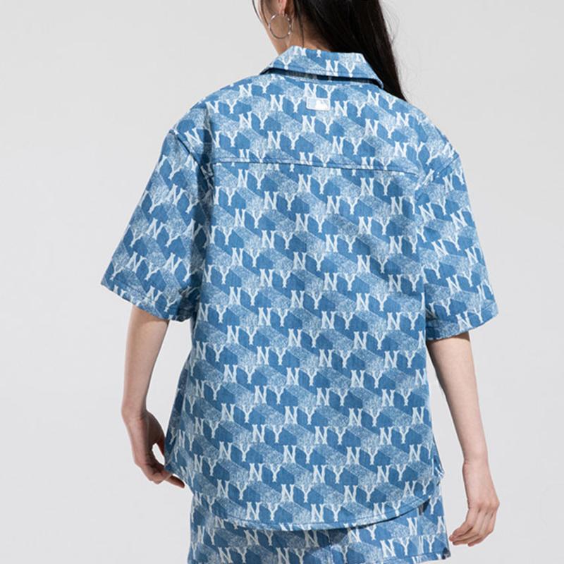 New MLB New York Yankees Shirt Unisex Light Blue 3FDRM0633-50SBL